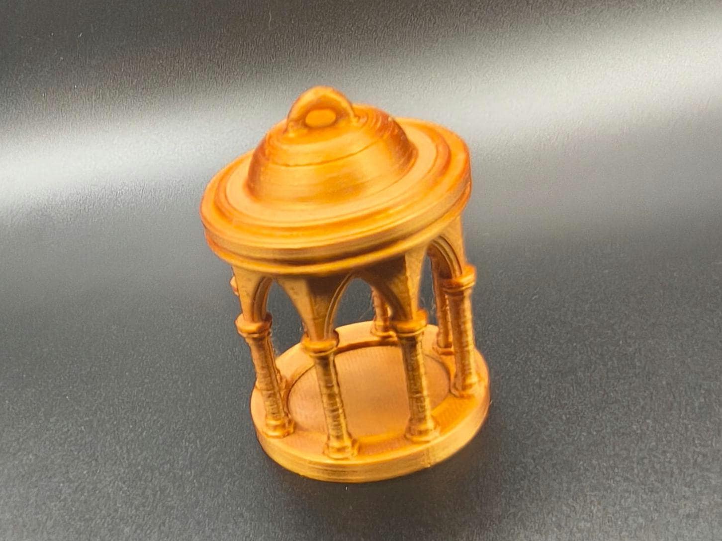 Gothic Dice Jail - Brilliant Copper | Gaming Accessory for TTRPG