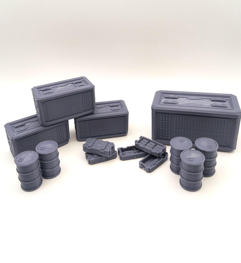 Sci-Fi Scatter Pack – Industrial Tabletop Terrain 28/32mm Wargaming