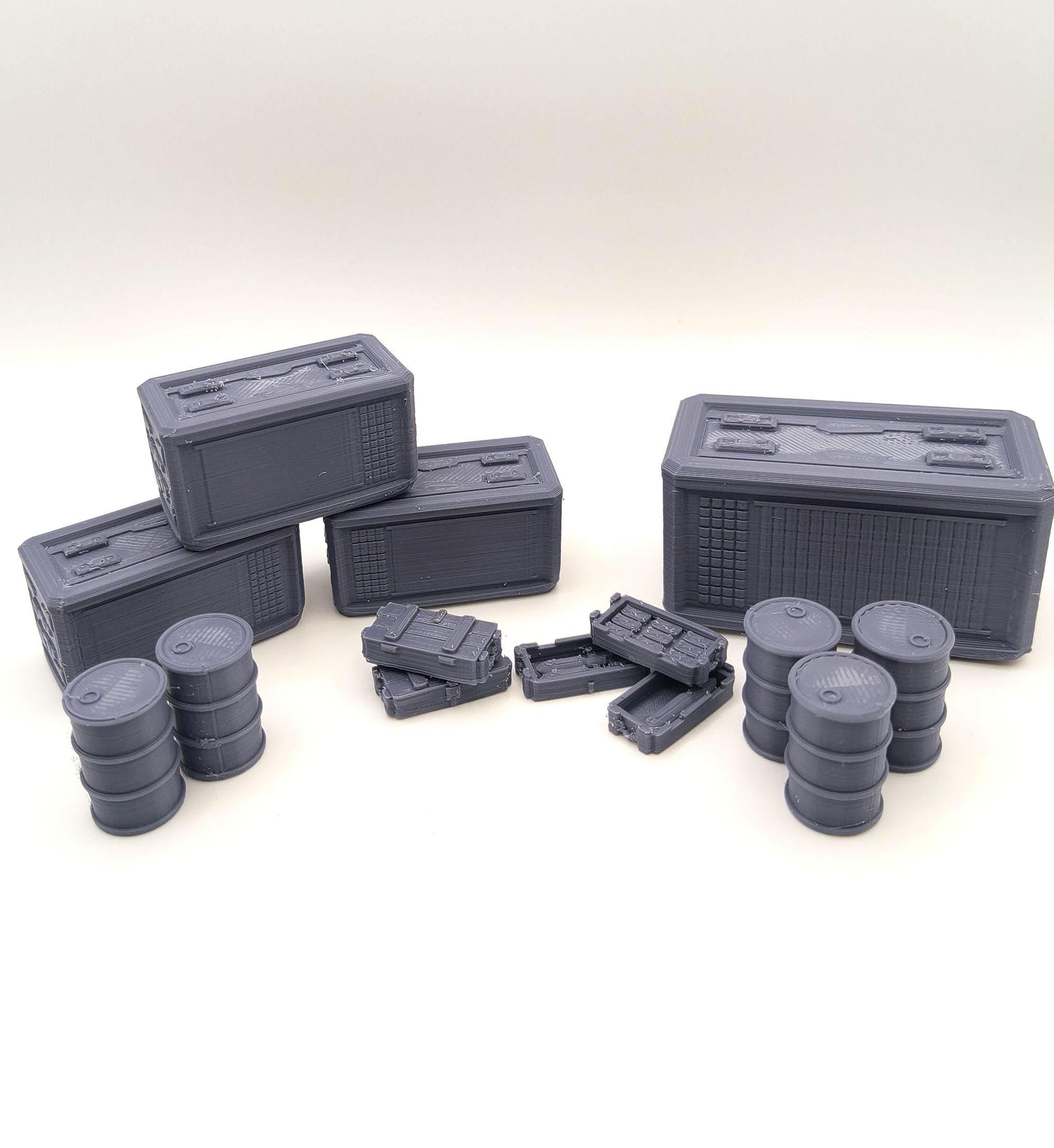 Sci-Fi Scatter Pack – Industrial Tabletop Terrain 28/32mm Wargaming