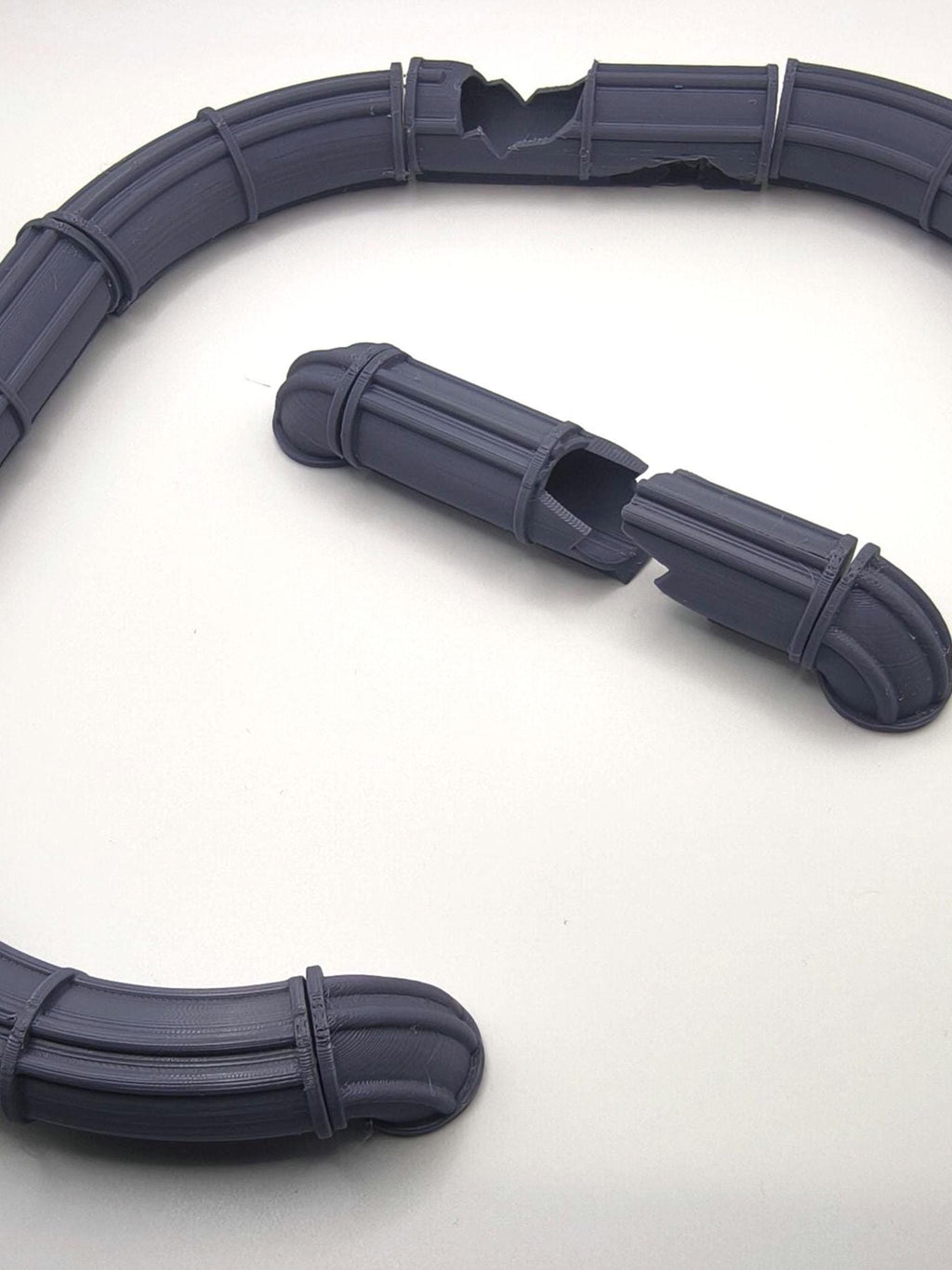 Sci-Fi Pipes Kit – 3D Printed Tabletop Terrain, 28/32mm Wargaming