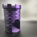Mini Dice Tower | Pocket Dice Roller | RPG Accessories and Gifts - Galaxy Purple