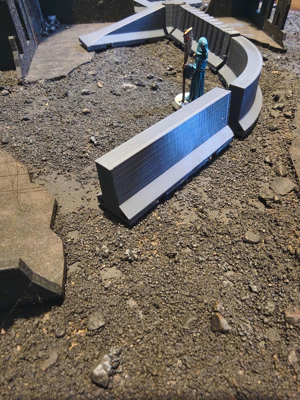 Sci-Fi Barricades Kit – 3D Printed Tabletop Terrain, 28/32mm Wargaming