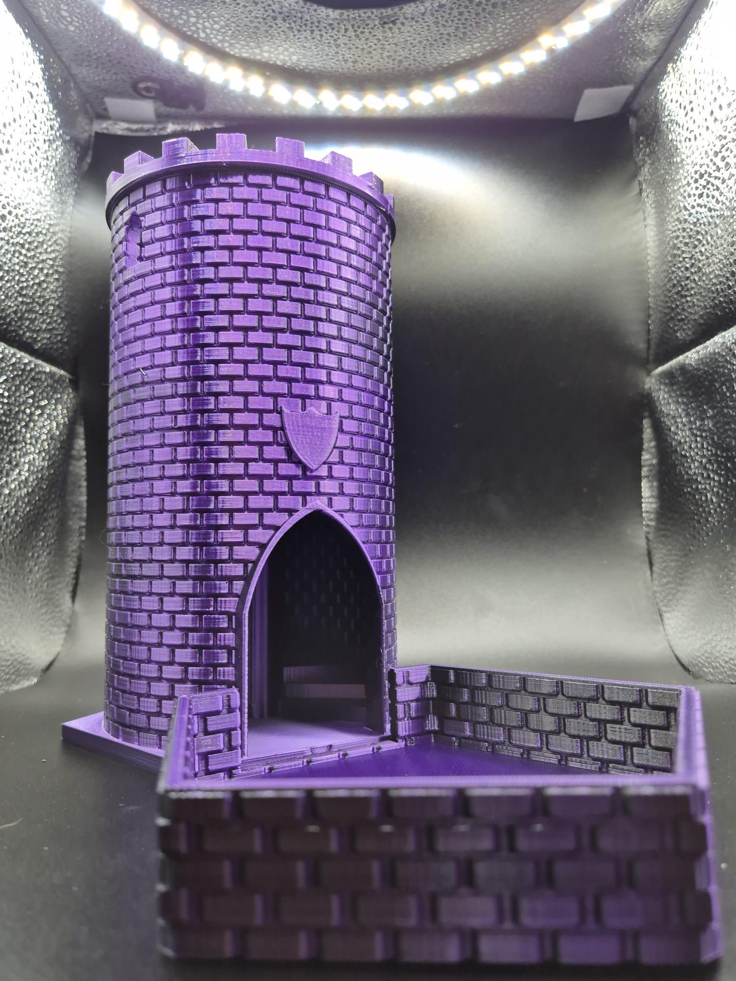 XL Galaxy Silk Castle Dice Tower | D&D Wargaming Roller