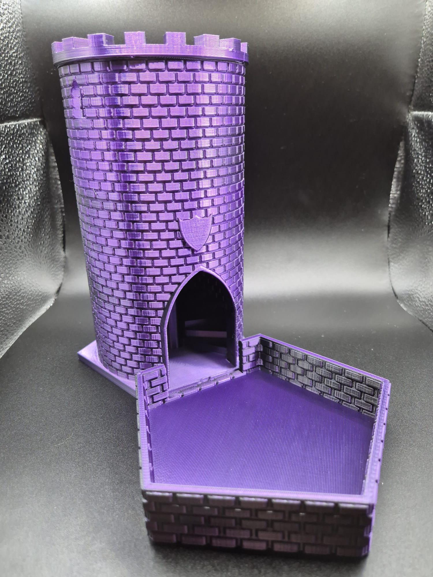 XL Galaxy Silk Castle Dice Tower | D&D Wargaming Roller