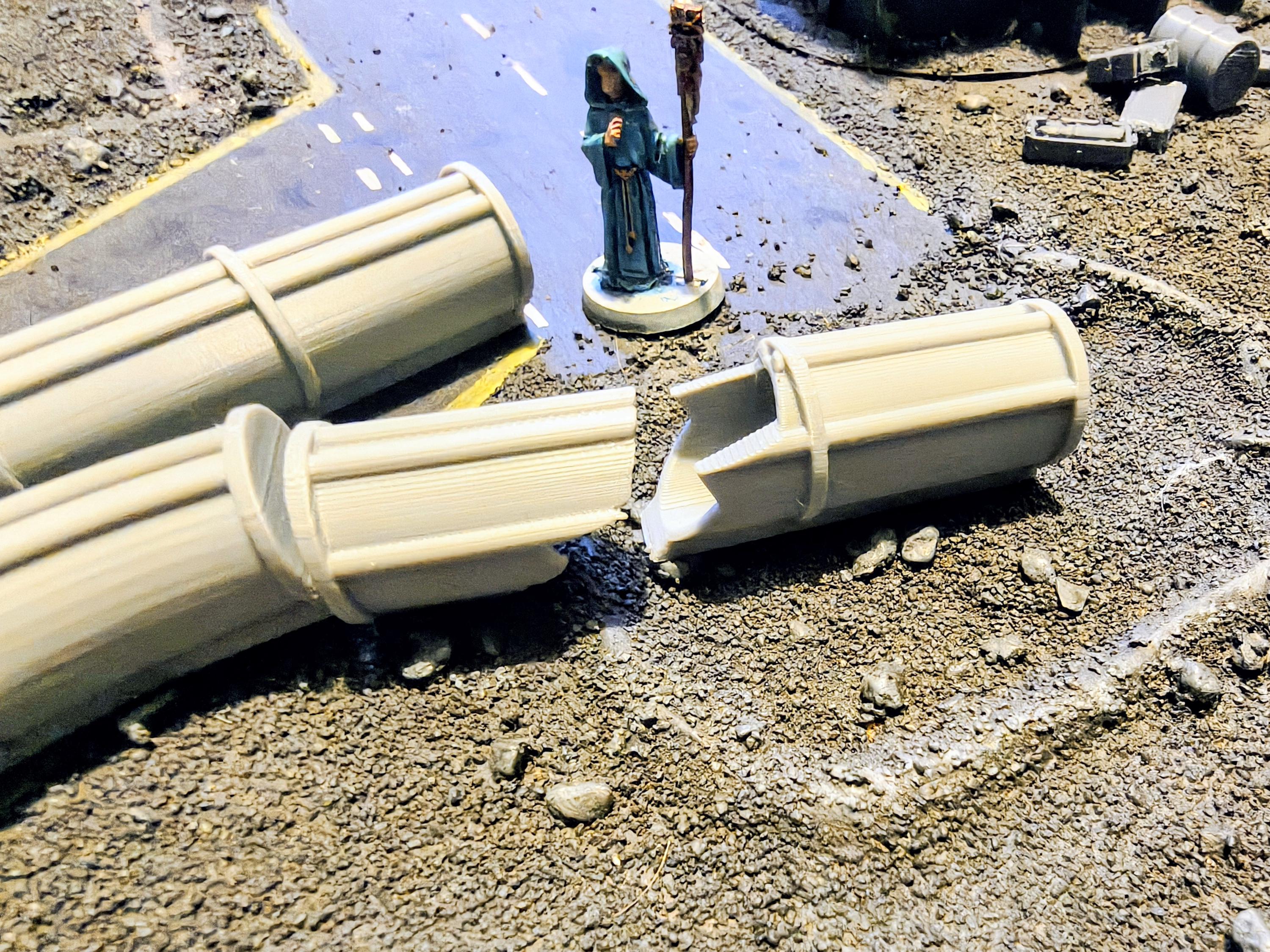 Sci-Fi Pipes Kit – 3D Printed Tabletop Terrain, 28/32mm Wargaming