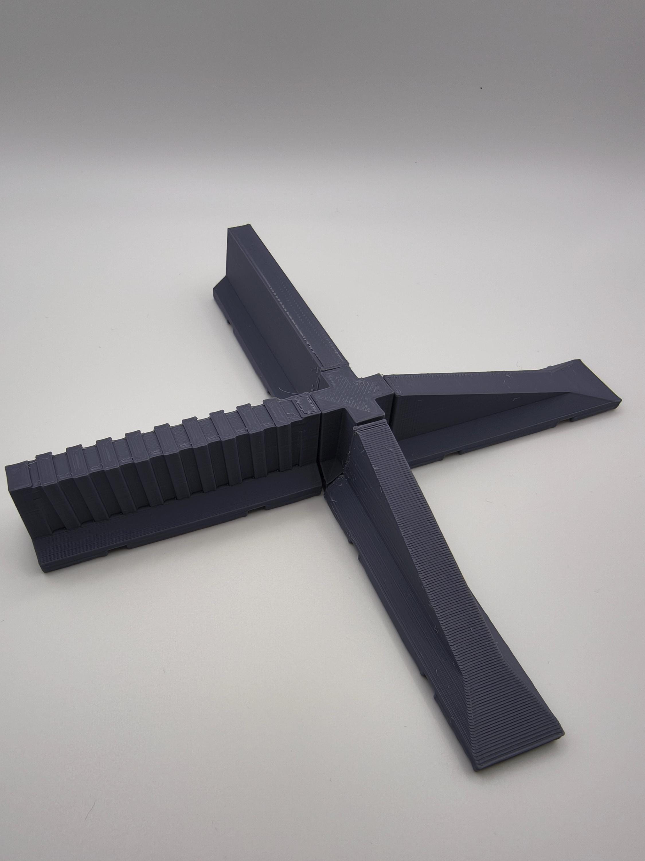 Sci-Fi Barricades Kit – 3D Printed Tabletop Terrain, 28/32mm Wargaming